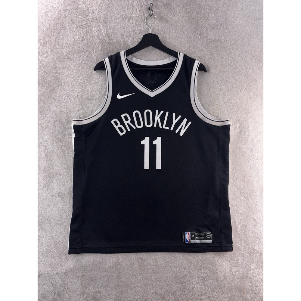 Nike Brooklyn Nets Basketball Jersey Kyrie Irvin Jersey Mens Size XL Black NBA